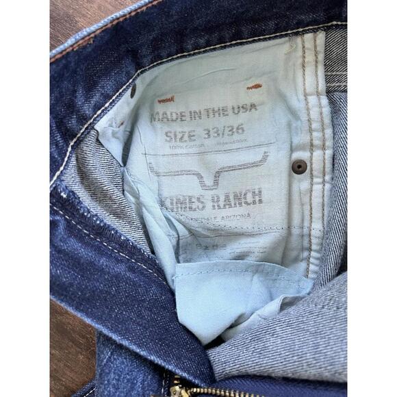 Kings Ranch Dillon Jeans Mens Boot Cut Fit Denim 33x39 - Picture 2 of 6